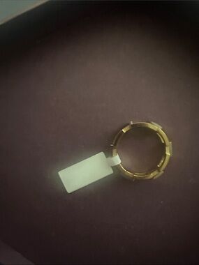 NEW -Mason Gold Linked Chunky Band Ring -Sz. 8